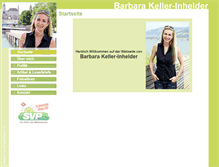 Tablet Screenshot of keller-inhelder.ch